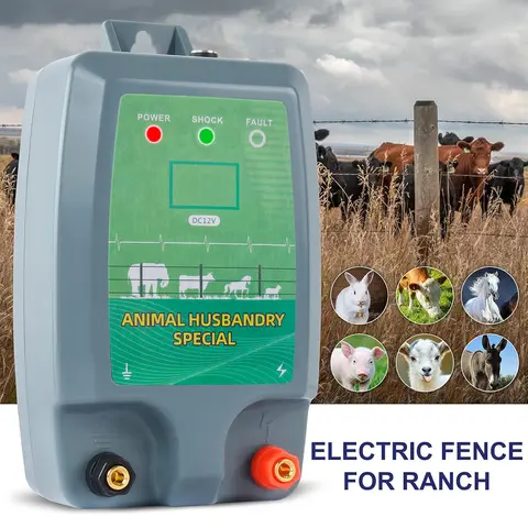 10 किमी पशु इलेक्ट्रिक शेफर्ड बाड़ पशुधन के लिए सुरक्षित इलेक्ट्रिक शेफर्ड उच्च वोल्टेज पल्स नियामक भेड़ पशुधन के लिए 8 best sales इलेक्ट्रिक शेफर्ड - №1