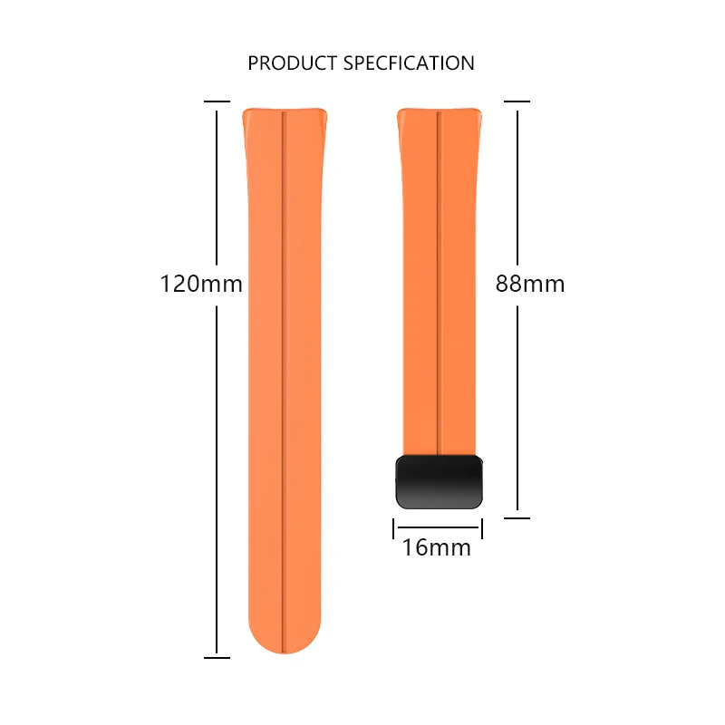 Cinturino in Silicone per Huawei Band 8 9 Smart Watch sostituzione cinturino morbido cinturino con fibbia magnetica per Huawei Band7 8 accessori