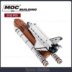 MOC Space Shuttle Model Building Block Technology Bricks Small Particles UCS Collection Series Science Educational Toy Gift