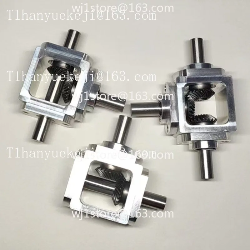 Small 1:1T cross commutator shaft diameter 10 right angle transmission gearbox umbrella gear reduction gearbox rotation