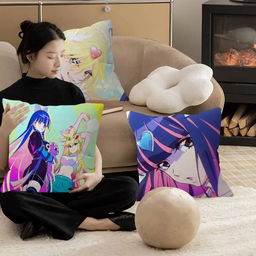 P-Panty-And-Stocking-With-Garterbelt Bold-Surreal Personalized Pillow Cover Kids Bedroom Wild Party Decor Pillowcase kid Gift