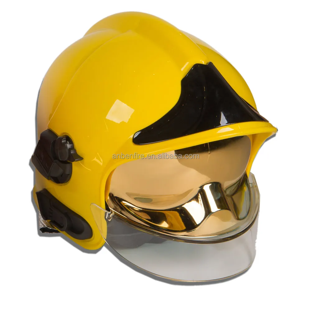 Factory Price Rescue Fire Fighting Protective Flame Retardant Safety Fireman Helmet With Visor