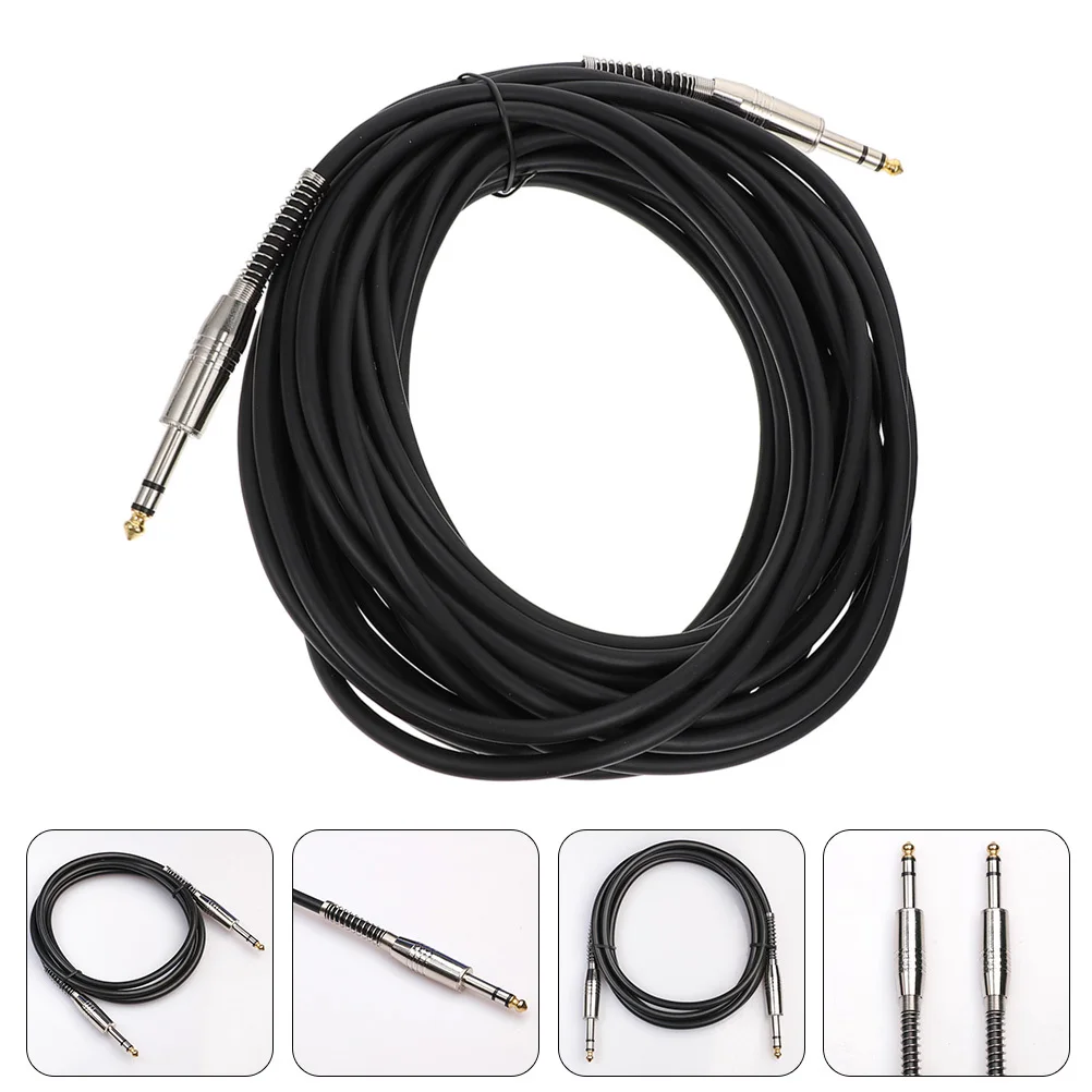 كابل صوت 6.35 ملم للجيتار الكهربائي ولوحة المفاتيح الاحترافية اتصال أدوات المهنية أداء المرحلة المباشرة مكبر الصوت #1