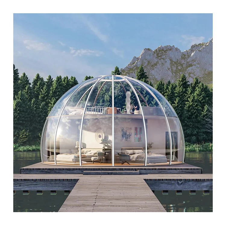 

15m Luxury Modern Custom Logo Large Dome Igloo Tent Windproof PVC Cover for Outdoor Events Exhibition Trade Shows Resorts