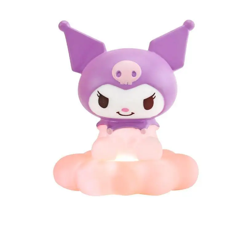 Sanrio Cartoon Kuromi Cinnamoroll Cloud Atmosphere Lamp Creative Room Decoration Cute Night Light A Holiday Gift for Boys Girls