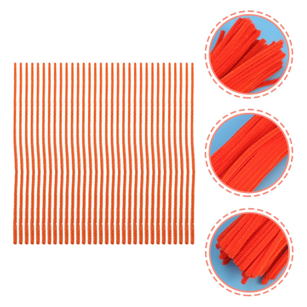 

300Pcs Chenille Stems DIY Craft Cleaners Educational Bendable Bars Handmade Accessories for Kids Development
