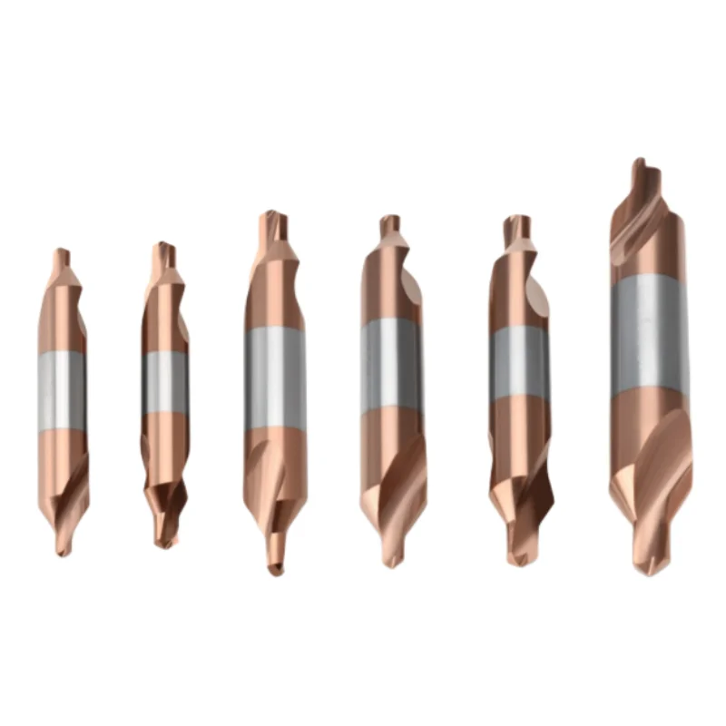 Integral Cemented Carbide Tungsten Steel Center Drill A2.5 A6 A8 A10 A-type Double-head Centering Coating Lengthened Positioning