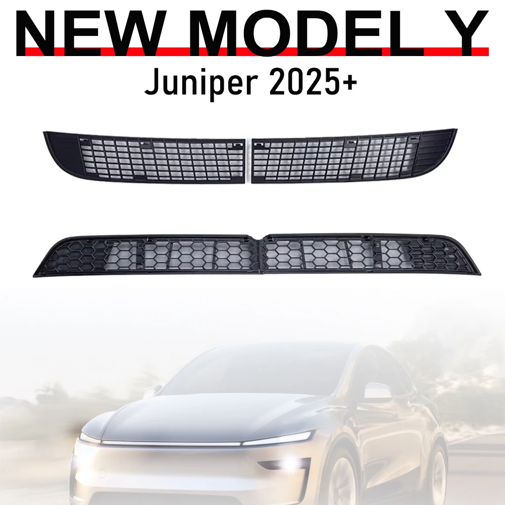 

Grille Mesh Inserts for Tesla Model Y Juniper Front Air Inlet Vent Grill Cover Bumper Replacement Model Y 2025 2026 Accessories