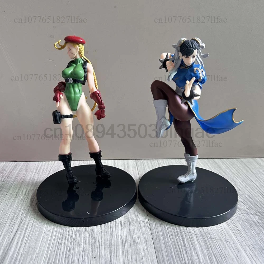 Figura de chica Sexy Street Fighter Cammy Chun Li, figuras de desfile emergente, figura de acción, juguetes de modelos coleccionables, regalo móvil conjunto