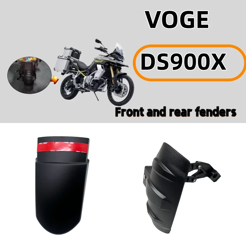 Mudguards for VOGE DS900X and 900DS: Extended front and rear mudguards to protect against sand and mud from the rear wheel.