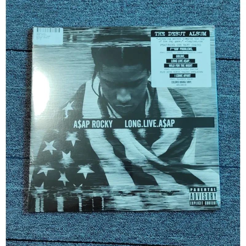

LONG LIVE A $AP Orange Glue 2LP Vinyl Record for ASAP Rocky European Version Genuine