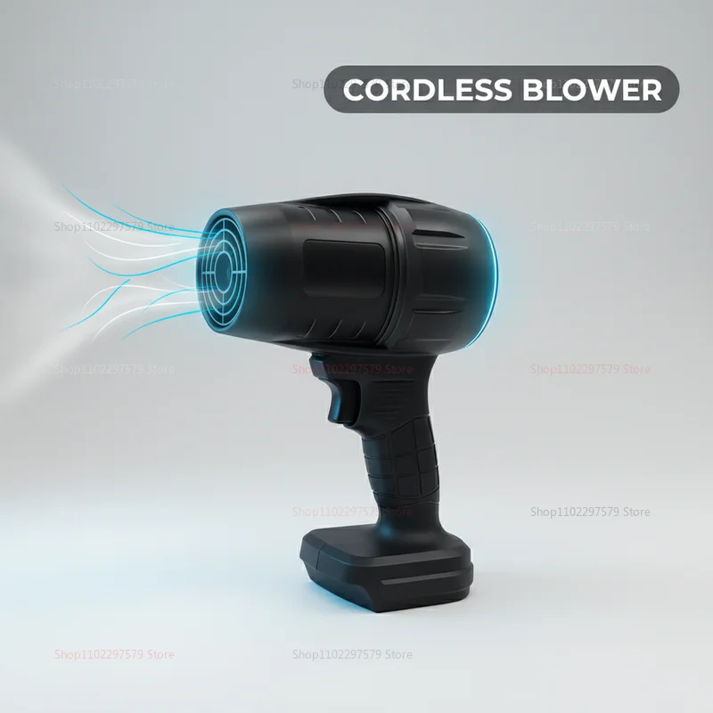

Heavy Duty Electric Blower Fan for Cleaning Leaves Dust Snow Sand Industrial No Battery Powerful Handheld Turbine Fan