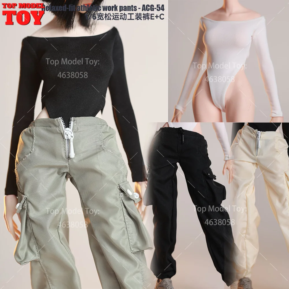 

ACG-54, модель аксессуара для одежды: спортивные рабочие брюки свободного кроя в масштабе 1/6 для кукол-фигурок женских солдат JOQ-21D 12 дюймов.