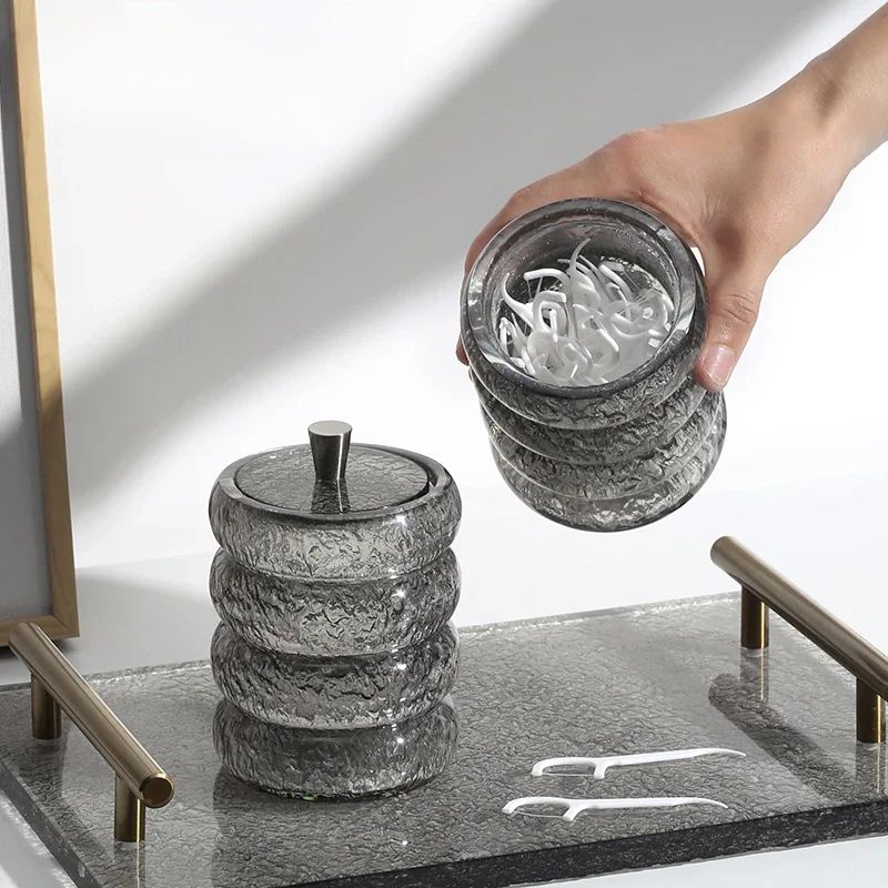 

Cotton swab box home intention toothpick jar toothpick bucket floss box cotton swab storage box