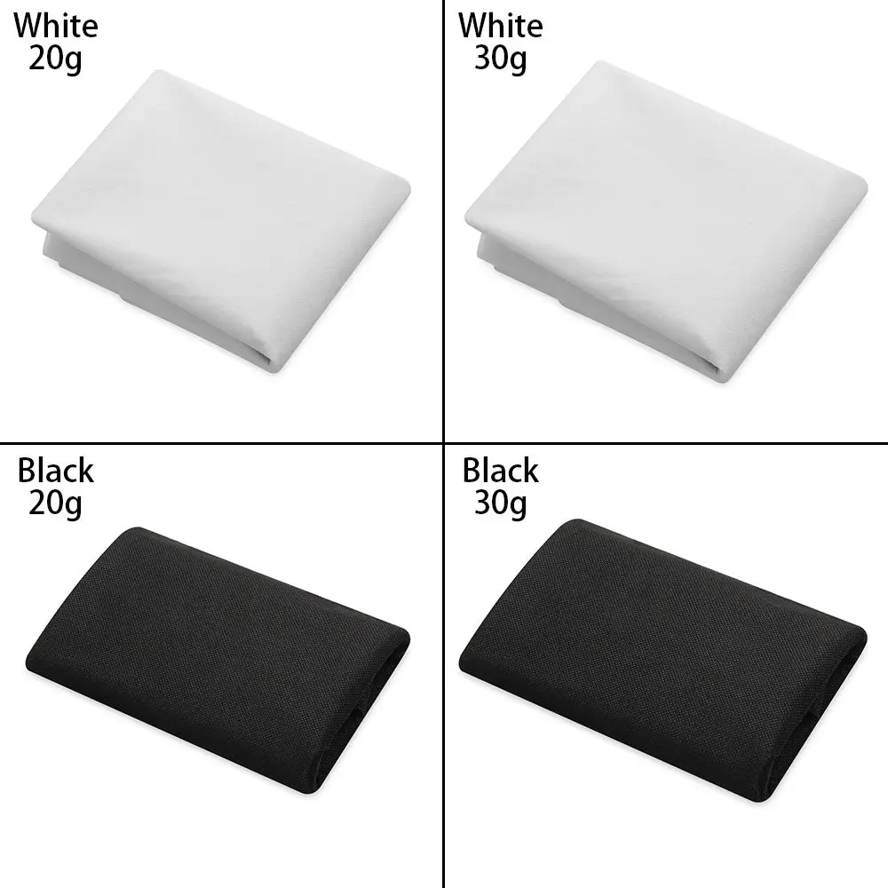 20g/30g Polyester Clothing Accessories Lightweight Fusible Sewing Fabric Adhesive Lining Iron-On Interlining Sewing Interlining