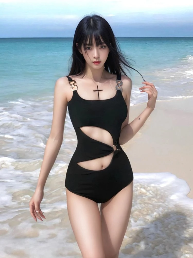 Sexy Cutout Monokini Women 2026 Fashion Hollow Out Design Beach Vacation Swimsuit Chic Spa Resort Wear Summer Bathing Suit view 3