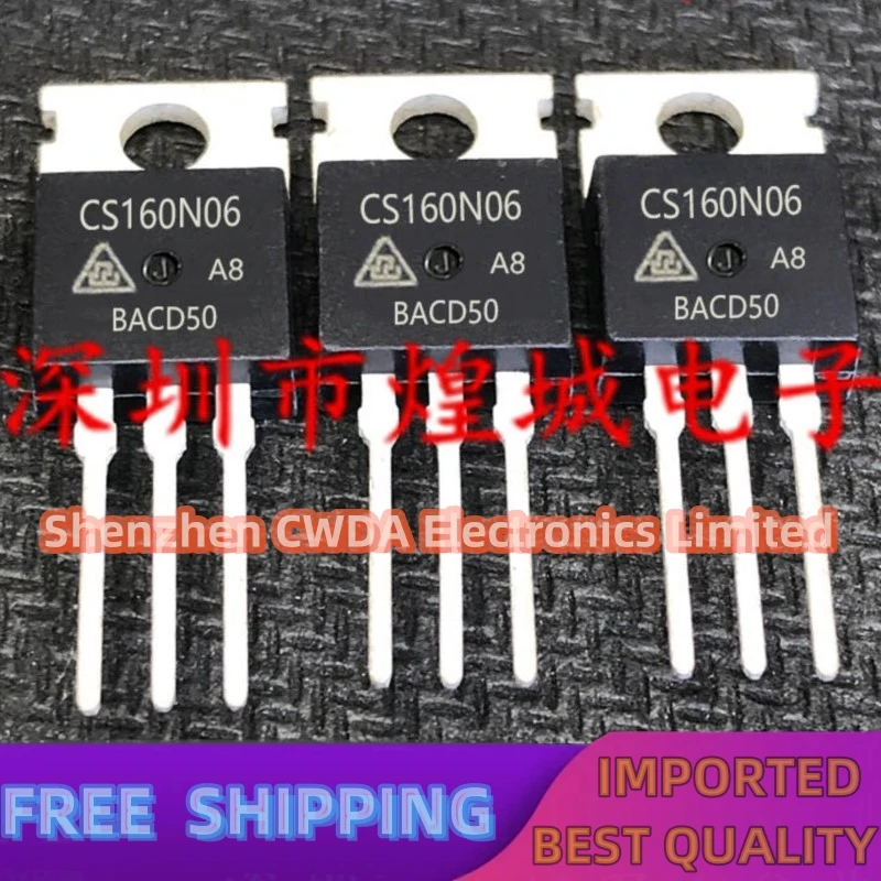 10PCS-20PCS CS160N06 160A 60V TO-220 Op Voorraad