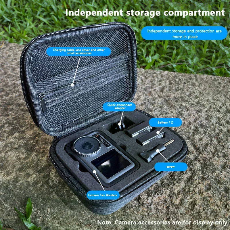 กระเป๋าถือขนาดเล็กสำหรับแอคชั่ - Camera Bag Travel บทวิจารณ์และราคา