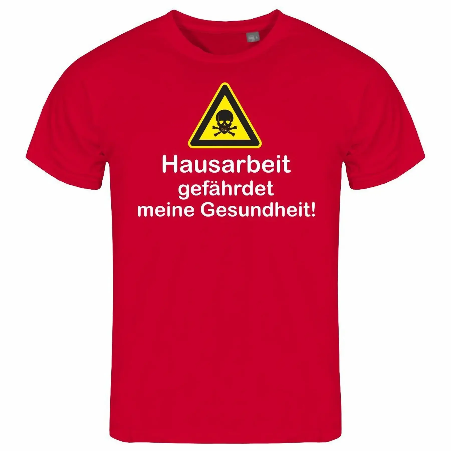 Mens Housework T Shirt Endangers My Health S XXL Cleaning Apartment Home