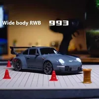 New 993 Rc Remote Control Car 20KM/H Entry-Level Drift Car 1:24 Full-Size LED Lights High-Speed Car Limited Edition Boy Toy Gift