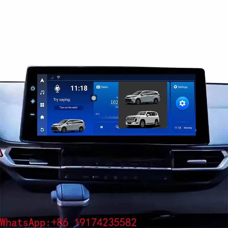

Auto Interior Parts Android GPS 10 12.3 Inch Car Navigation Tuch Screen for Toyota Sienna 2021