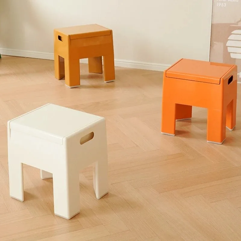 Bench Storage Ottoman Nordic Minimalist Shoe Bench Entryway Storage Stool Padded Seat Hidden Storage Waterproof Patio Foldable