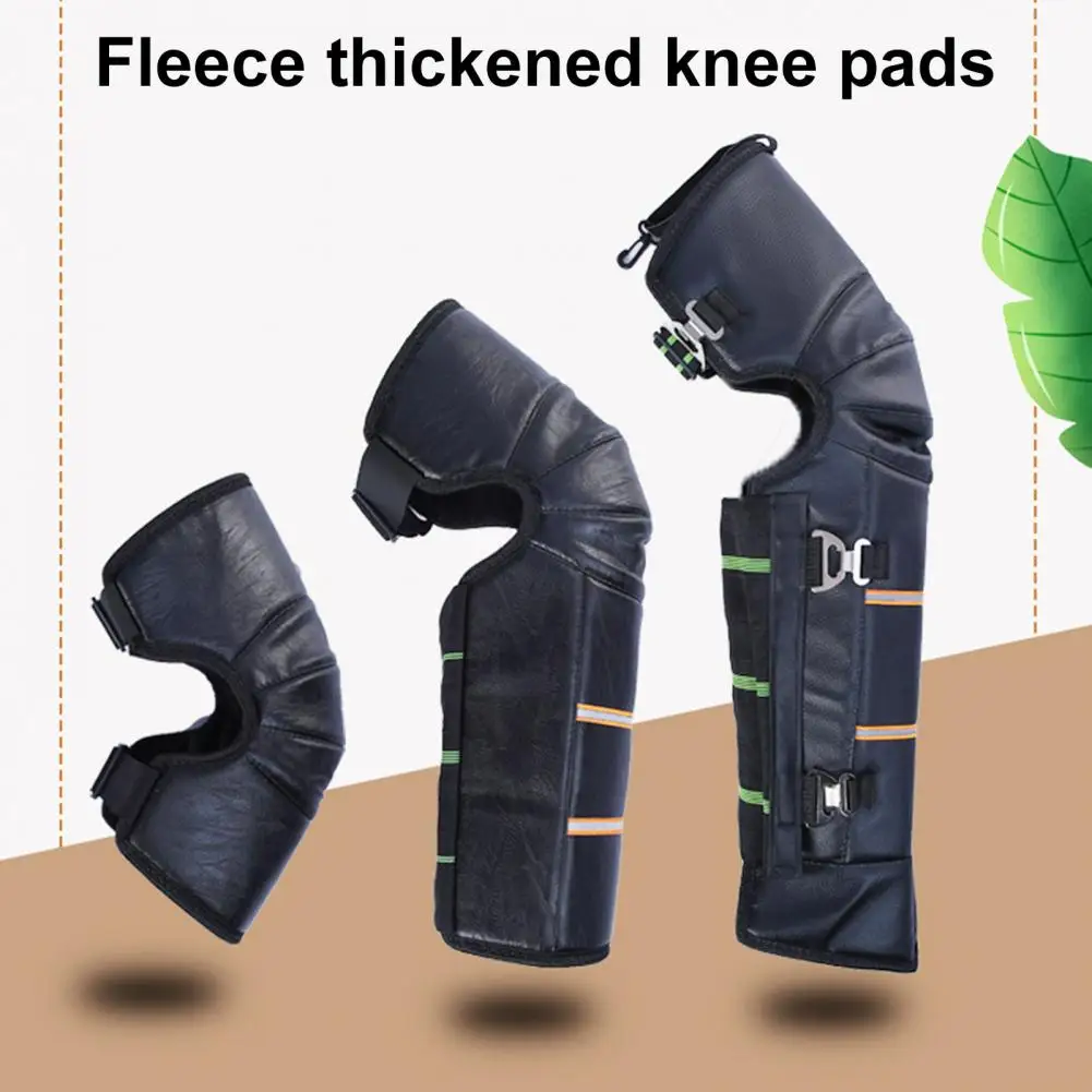 Knee Joint Health Tool Windproof Plush Leg Braces for Winter Riding Skiing Adjustable for Motorcycle for Weather