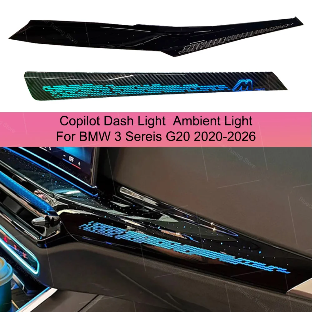 Ambientebeleuchtung für das Armaturenbrett für BMW 3er Serie G20 G21 2020-2026, LED-Innenraumbeleuchtung