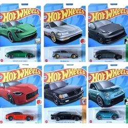 Hot Wheels-Modèle moulé sous pression pour enfants, Mazda Benz, Honda, Nissan, Audi, Ford, Bus, avion, moto, voiture en métal, jouet pour garçon, cadeau original, 1/64