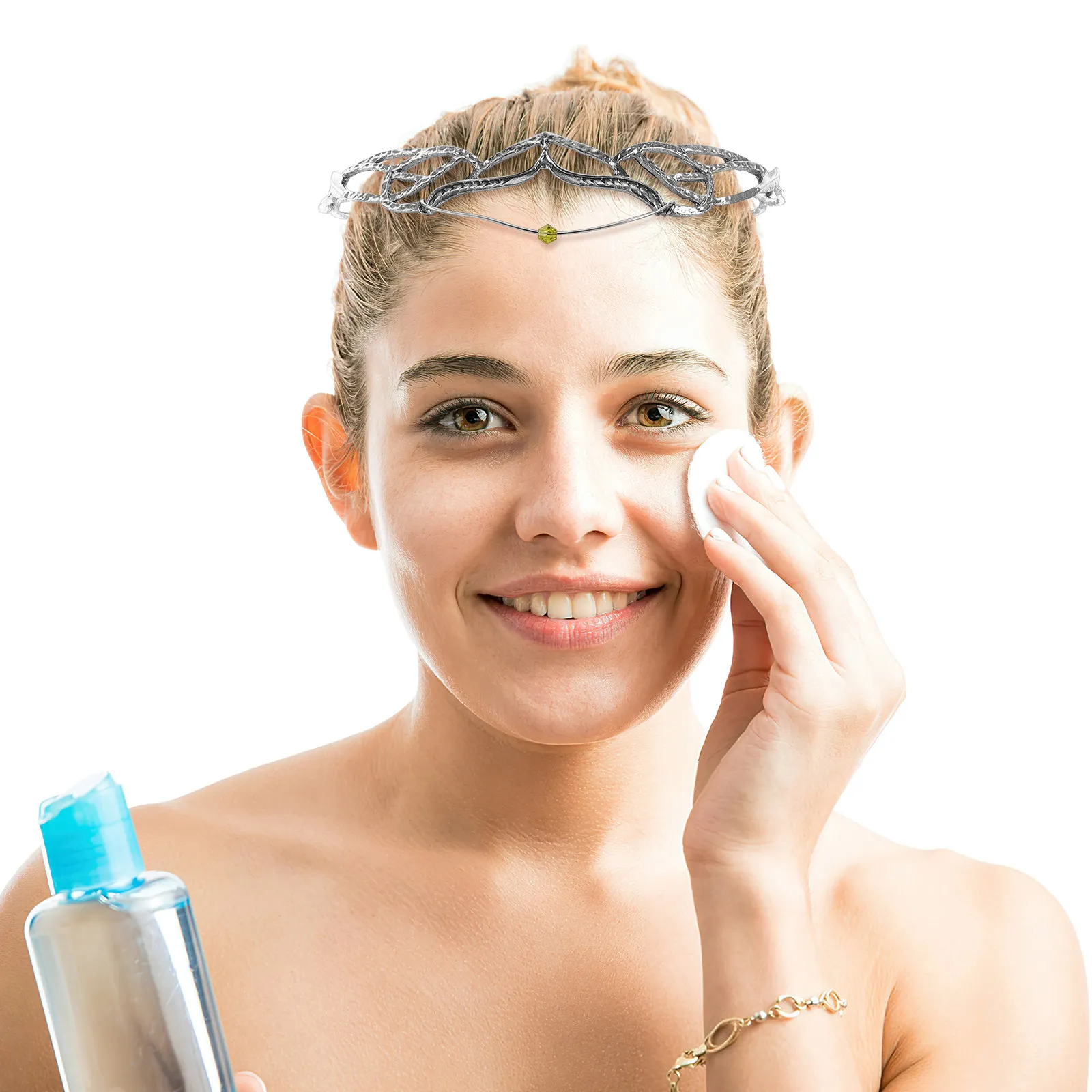 

Модная повязка на голову в виде короны, простой дизайн, свадебная повязка для невесты, женский аксессуар для волос, свадебное украшение для головы, женская повязка на голову