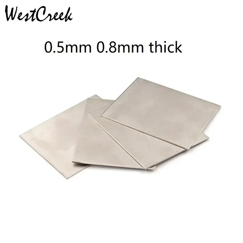 WESTCREEK 0.5mm 0.8mm thick Grade 2 grade 5 TC4 titanium alloy plate TiAl6v4 titanic sheet Ti panel BT1-0 BT6 GR2 GR5 grade TA2