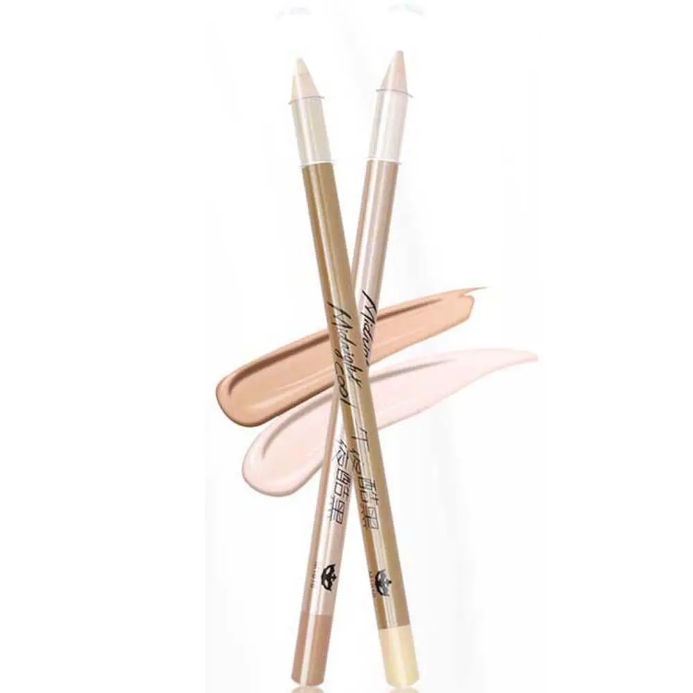 Tragbarer, langlebiger Tränengraben zum Formen, Positionieren von Hautunreinheiten, Make-up-Stift, Concealer, Augenbrauenstift, Concealer, Bleistift, Kosmetik