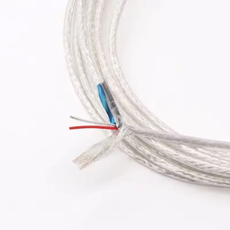 1M/5M Sq.0.15~0.5mm Transparent Silver Plated OFC PTFE Shielded Wire 2 3 4 6 cores Hifi Audio Amplifier Speaker Headphone Cable image 4