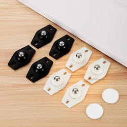 4 8 12 Pcs Hheels for Furniture Stainless Steel Roller Self Adhesive Furniture Caster Home Strong Load-bearing Universal Wheel