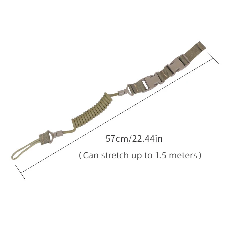 Elastic Anti-Lost Lanyard Strap, Telescopic Spring Cord for Outdoor Activities
