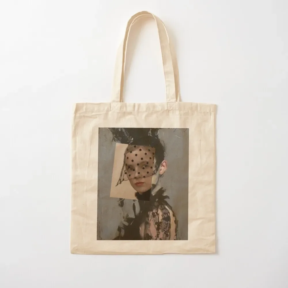 

Villanelle with Veil Tote Bag custom tote bag Canvas Beach bag