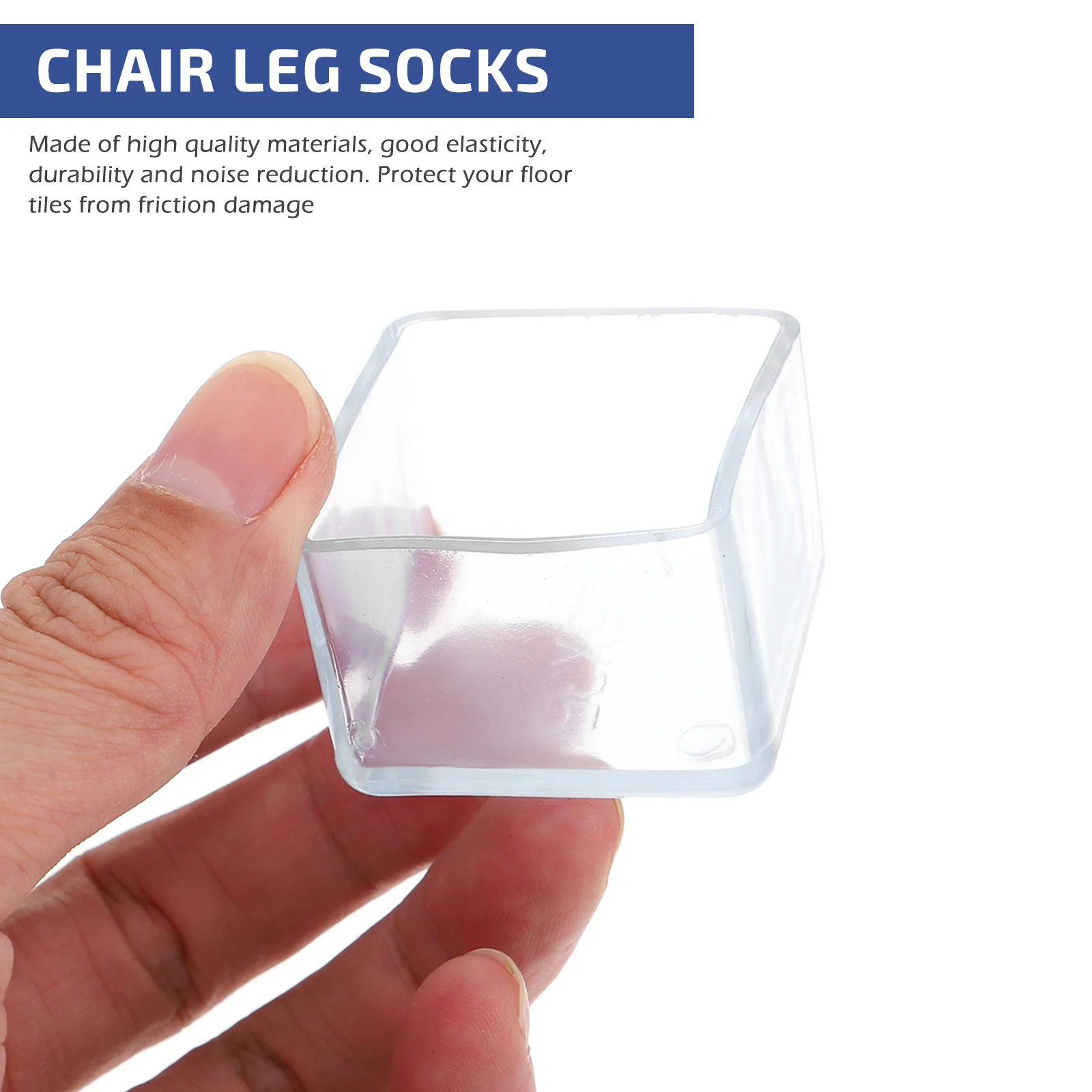 24 قطعة أقدام أثاث يغطي نونسليب أرجل كرسي منصات مواد عالية الجودة بسيطة تثبيت حماية غطاء أقدام الأثاث