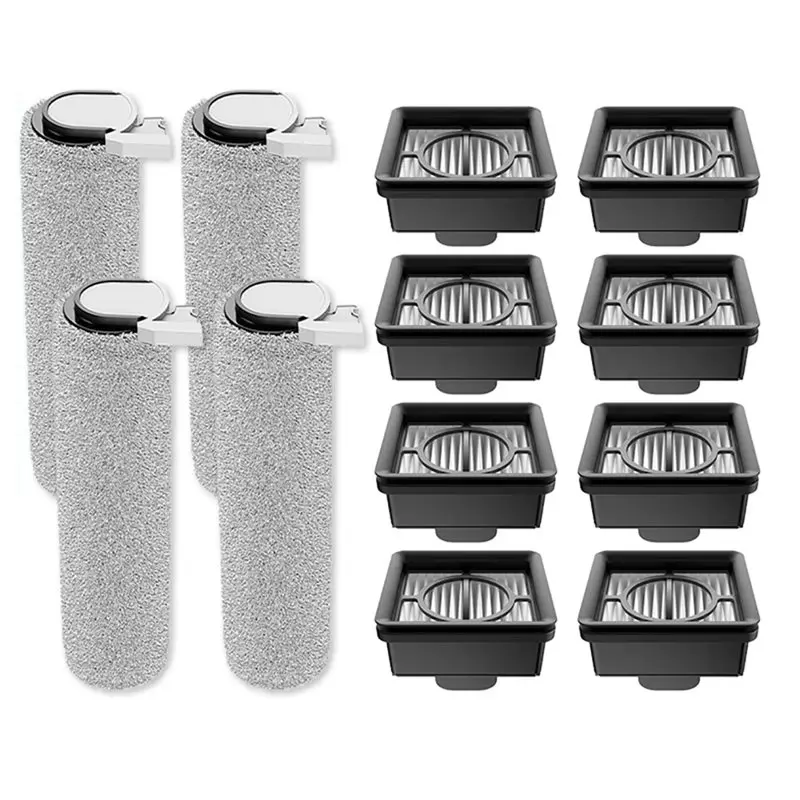 

【SELL FAST 】For Xiaomi Truclean W20/2C/4C/2 Lite 12PCS Replacement Parts Roller Brush& Hepa Filter Vacuum Cleaner Accessories