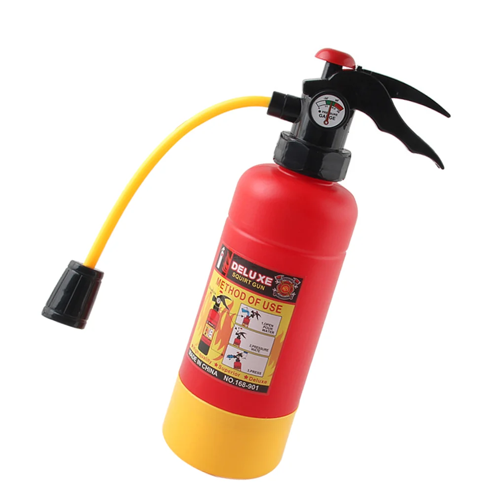 

Pull Water Toy Smooth Edges Swimming Pool Funny Shooters Beach Fire Extinguisher Kids Plastic Interesting Toys Sprayers