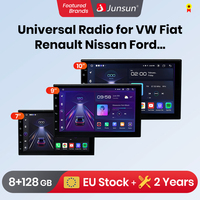 Junsun CarPlay Android Auto Car Radio for VW volkroots Fiat Renault Nissan HyundaiGPS Intelligent Systems Multimedia Car Radio