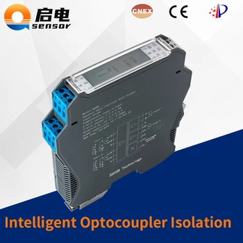 PT100 0-500℃ to 4-20mA 0-10V temperature signal converter 1 in 2 out PT100 signal transmitter smart temperature converter