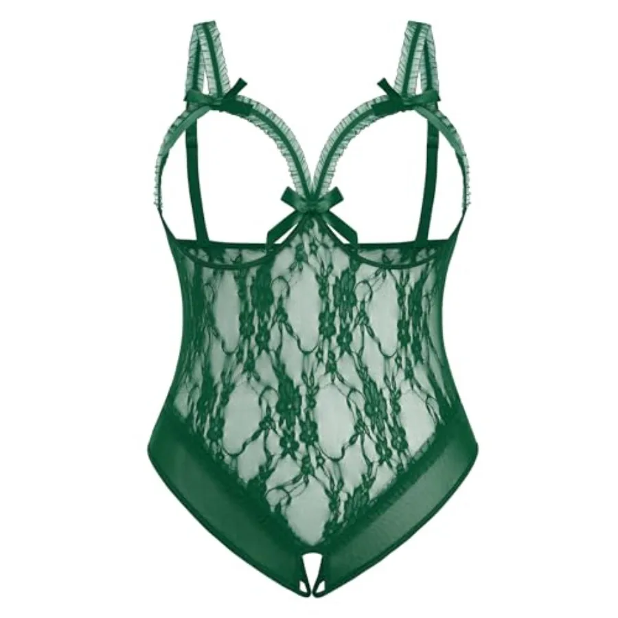 

Avidlove Plus Size Lingerie Exotic Teddies Bodysuits One Pcs Lace Babydoll Sleepwear