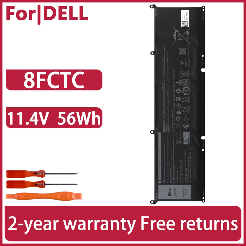 

8FCTC 69KF2 Laptop battery For Dell Alienware M15 M17 R3 R4 R5 R6 R7 Inspiron G15 5510 5511 5515 5520 5525 7500 7510 7610