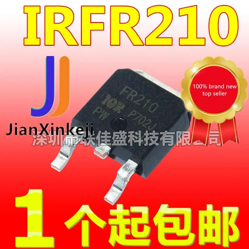 20 Chiếc 100% Orginal Mới Có Hàng IRFR210 FR210 2.6A 200V N Kênh MOS Ống Hiệu Ứng Trường Ống đến-252