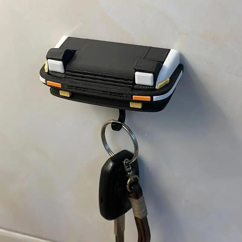 Wall Mount Vintage Key Holder Car Open Headlights Design Vintage Key Hangers Sturdy Keyholder Key Hangers For Hallway Entrance