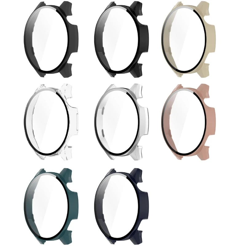 Smartwatch Shell Cover PC Glass Film Case For Watch GT5 46mm Screen Protector Frame Shell Safe, Quick To Attach & Dropship