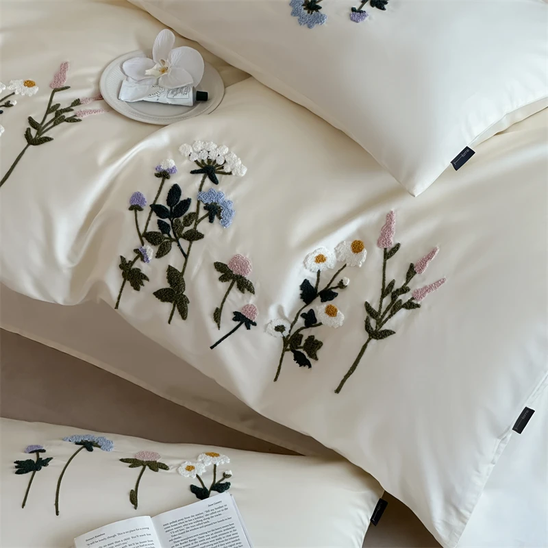 Pastoral Style 1000TC Long-sta - Home Textiles Towel Set ulasan dan harga