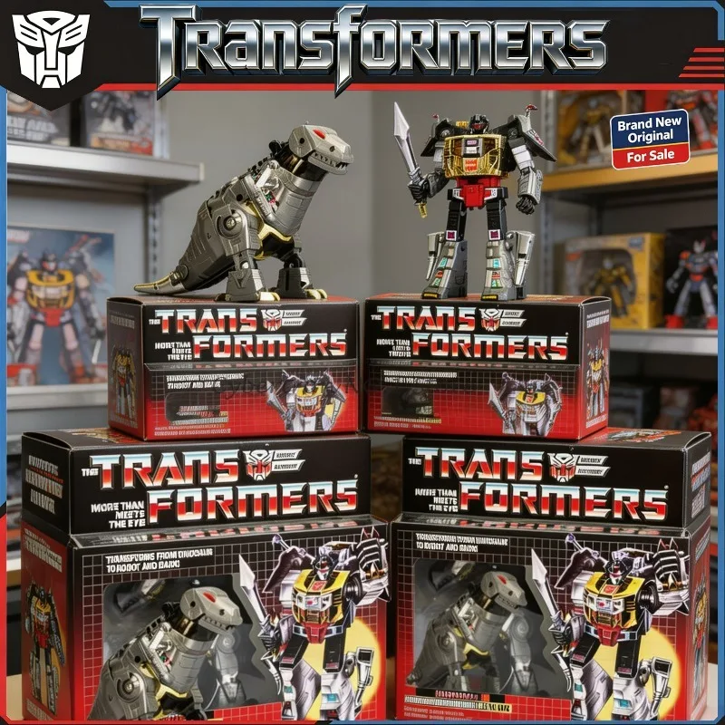 

In Stock Transformer Toys Deformation Robots G1 Series Grimlock KO Version Collectible Action Figures for Kids and Adults Gifts