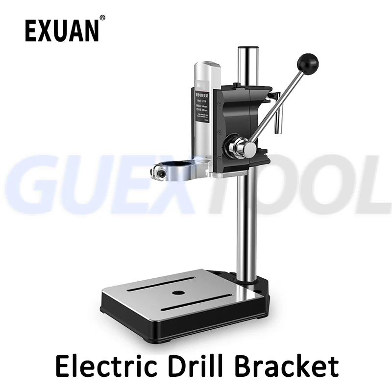 Aluminum Alloy Electric Drill Stand Flat Nose Pliers Impact Drill Wooden Jade DIY Crafts Bench Drill Holder Drilling Machine