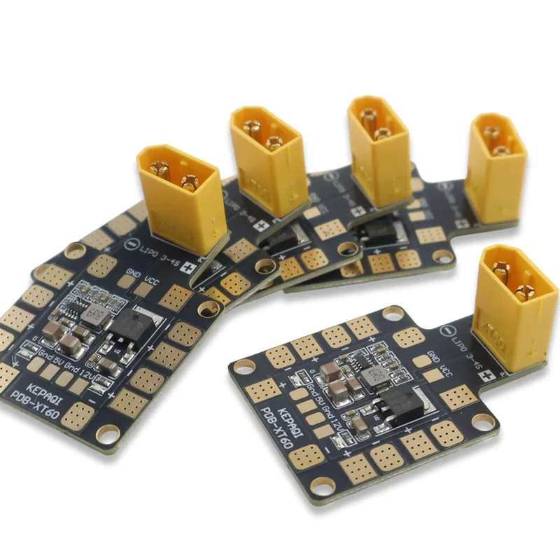 Lipo 3-4S 30.5*30.5mm 3-6S Power Hub PDB XT60 Power Distribution Board PDB-XT60 with BEC 5V/12V for FPV Drone Quadcopter 